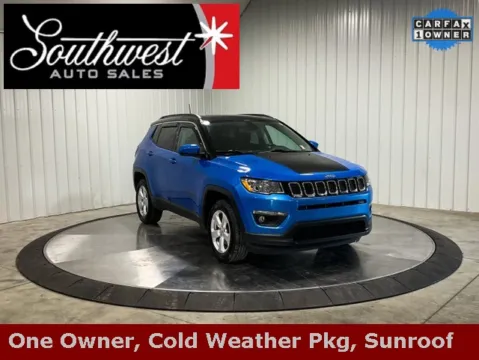 Blue 2019 Jeep Compass Latitude for sale in Roanoke, IN