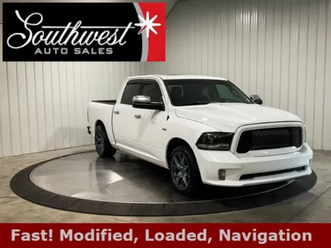 White 2015 Ram 1500 Laramie Longhorn for sale in Roanoke, IN
