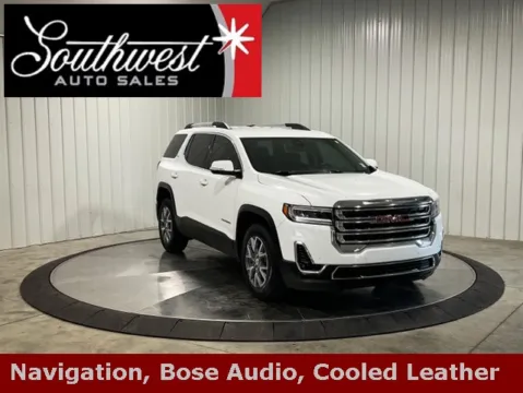 White 2023 GMC Acadia SLT for sale in Roanoke, IN