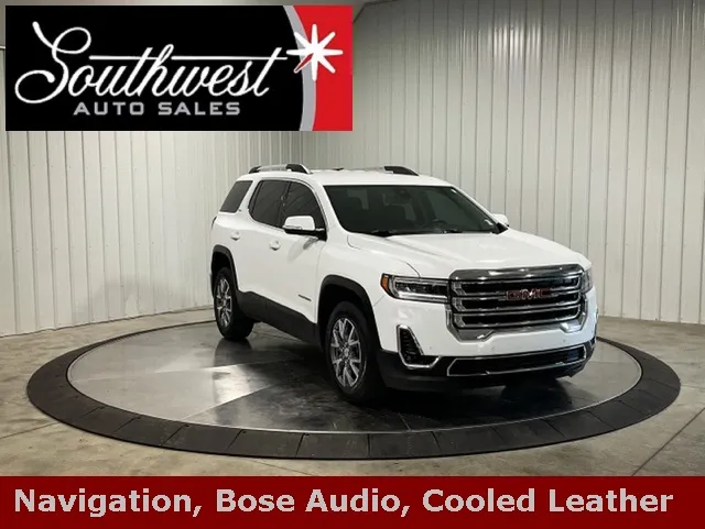White 2023 GMC Acadia SLT for sale in Roanoke, IN