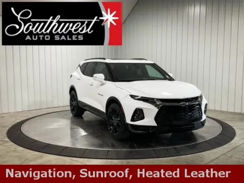 White 2019 Chevrolet Blazer RS for sale in Roanoke, IN