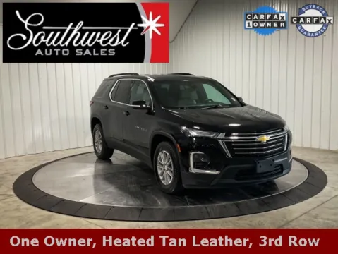 Black 2022 Chevrolet Traverse LT Leather for sale in Roanoke, IN
