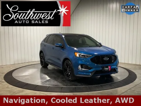 Blue 2019 Ford Edge ST for sale in Roanoke, IN