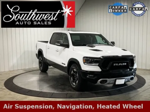 White 2021 Ram 1500 Rebel for sale in Roanoke, IN