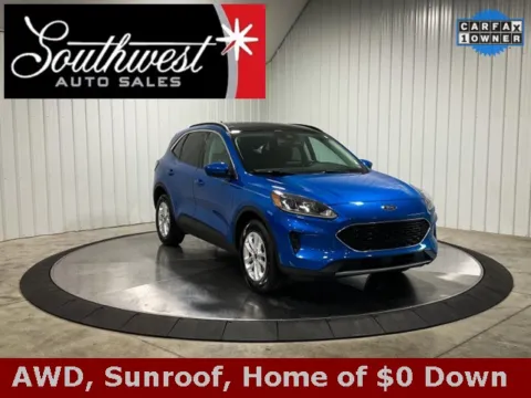 Blue 2021 Ford Escape SE for sale in Roanoke, IN