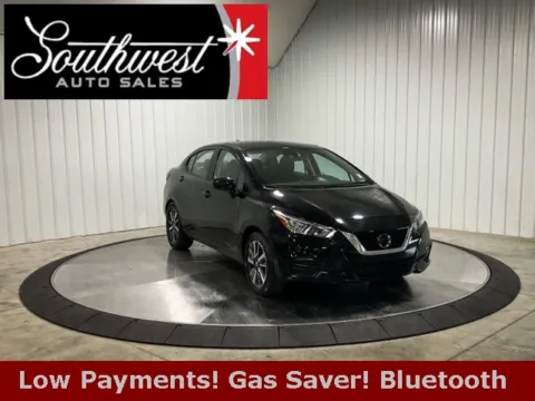 Black 2021 Nissan Versa 1.6 SV for sale in Roanoke, IN