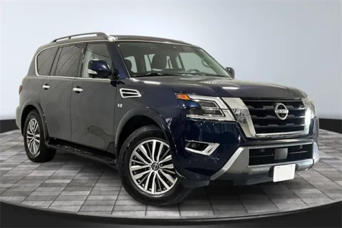 Blue 2022 Nissan Armada SL for sale in Roanoke, IN