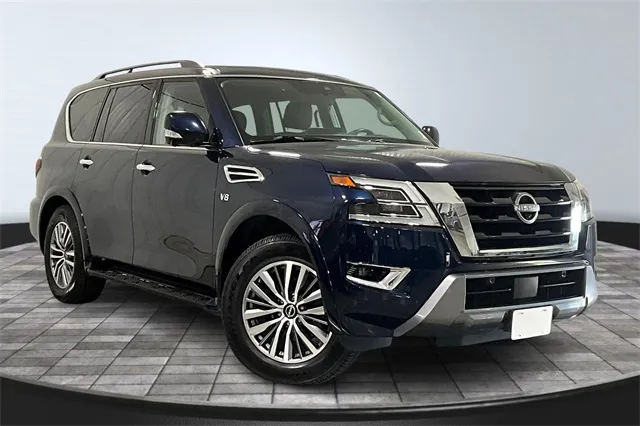 Blue 2022 Nissan Armada SL for sale in Roanoke, IN