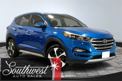 Blue 2018 Hyundai Tucson Limited for sale in Roanoke, IN