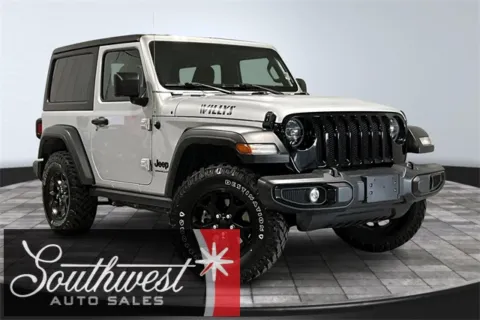 Silver 2022 Jeep Wrangler Willys for sale in Roanoke, IN
