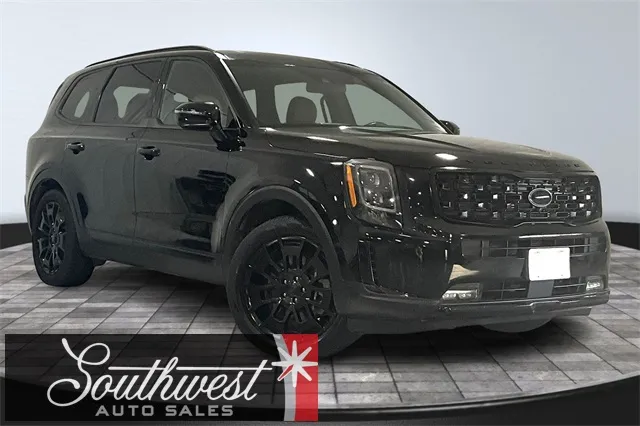 Black 2021 Kia Telluride SX for sale in Roanoke, IN