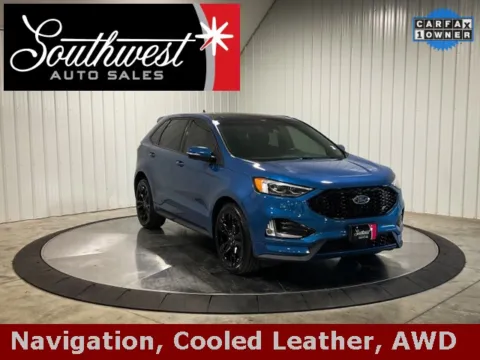 Blue 2019 Ford Edge ST for sale in Roanoke, IN