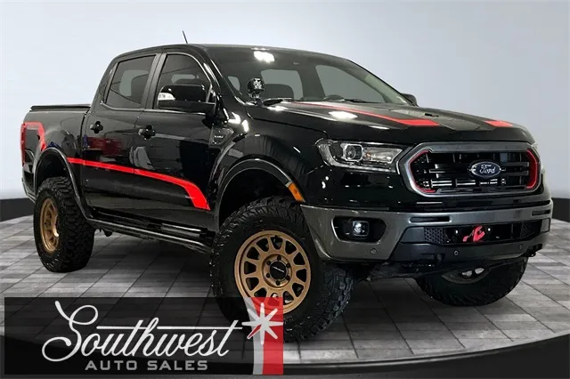 Black 2021 Ford Ranger Lariat for sale in Roanoke, IN