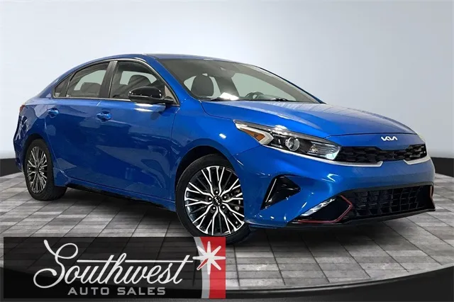 Blue 2023 Kia Forte GT-Line for sale in Roanoke, IN