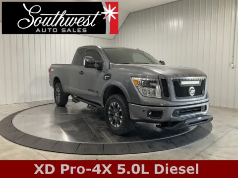 Gray 2017 Nissan Titan XD PRO-4X for sale in Roanoke, IN