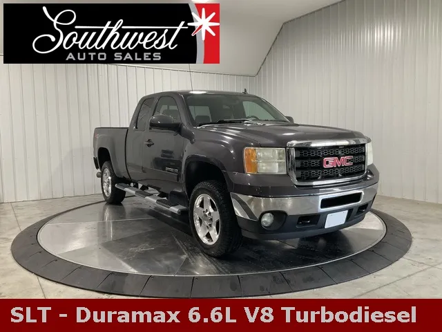 Gray 2011 GMC Sierra 2500HD SLT for sale in Roanoke, IN