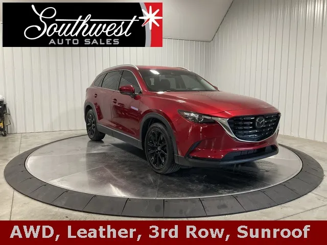 Red 2022 Mazda CX-9 Touring Plus for sale in Roanoke, IN