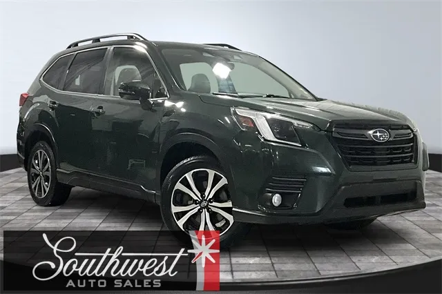 Green 2022 Subaru Forester Limited for sale in Roanoke, IN