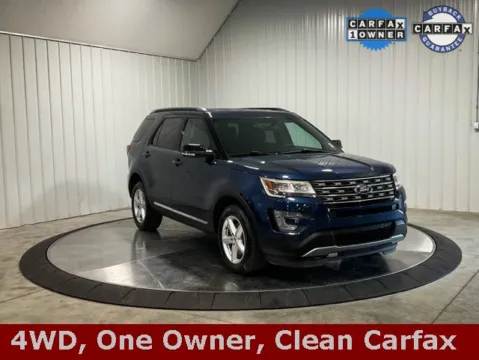 Blue 2017 Ford Explorer XLT for sale in Roanoke, IN