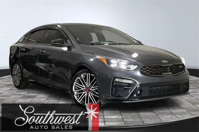 Gray 2021 Kia Forte GT for sale in Roanoke, IN