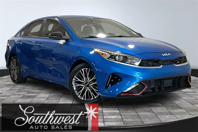 Blue 2022 Kia Forte GT-Line for sale in Roanoke, IN
