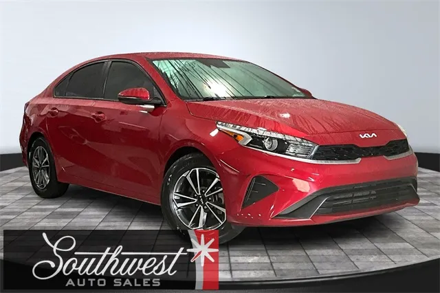 Red 2022 Kia Forte LXS for sale in Roanoke, IN