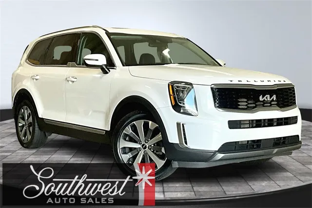 White 2022 Kia Telluride S for sale in Roanoke, IN