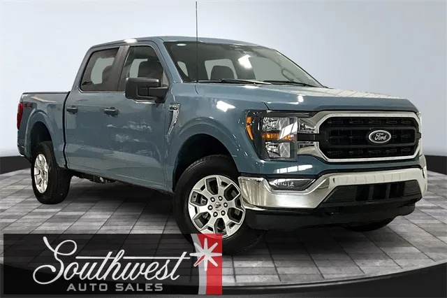 Blue 2023 Ford F-150 XLT for sale in Roanoke, IN