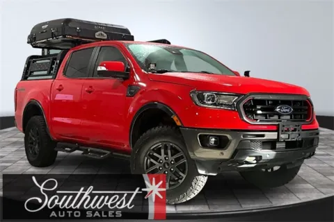 Red 2022 Ford Ranger Lariat for sale in Roanoke, IN