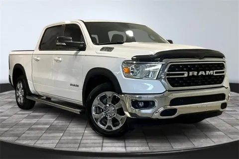White 2022 Ram 1500 Big Horn/Lone Star for sale in Roanoke, IN