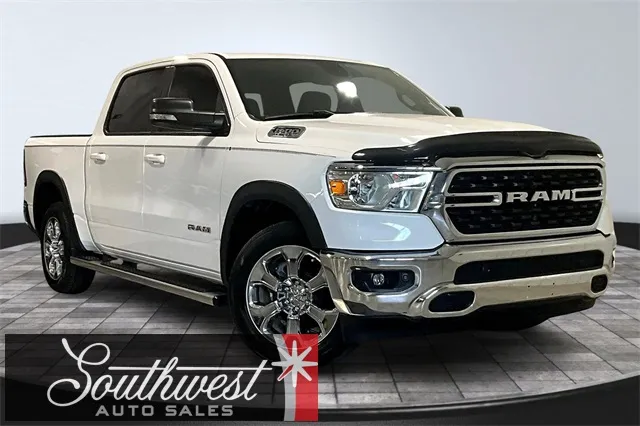 White 2022 Ram 1500 Big Horn/Lone Star for sale in Roanoke, IN