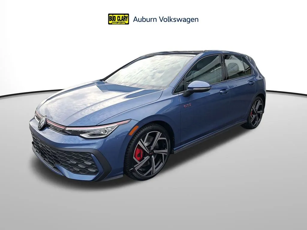 Blue 2026 Volkswagen Golf GTI 2.0T SE for sale in Auburn, WA