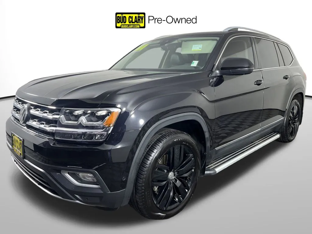 Black 2019 Volkswagen Atlas SEL Premium for sale in Auburn, WA