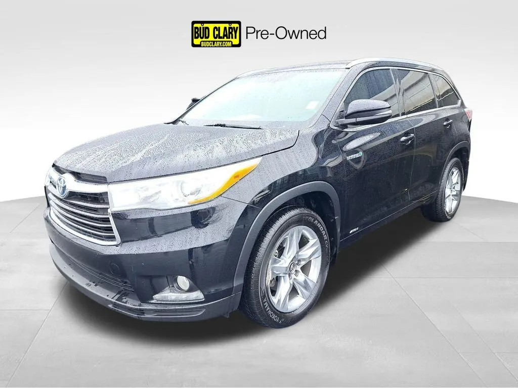Black 2016 Toyota Highlander Hybrid Limited for sale in Auburn, WA