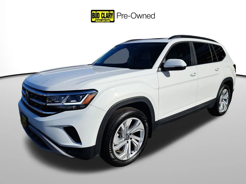 White 2023 Volkswagen Atlas 3.6L V6 SE w/Technology for sale in Auburn, WA