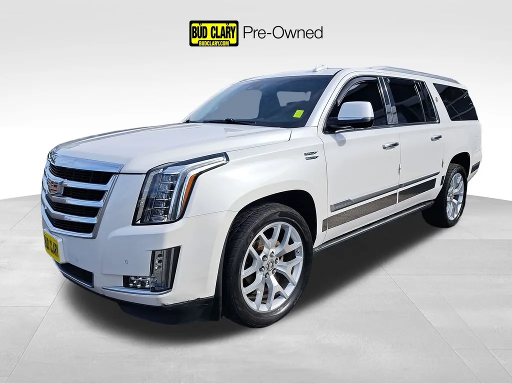White 2016 Cadillac Escalade ESV Premium for sale in Auburn, WA