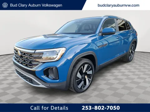 Blue 2025 Volkswagen Atlas Cross Sport 2.0T SEL for sale in Auburn, WA