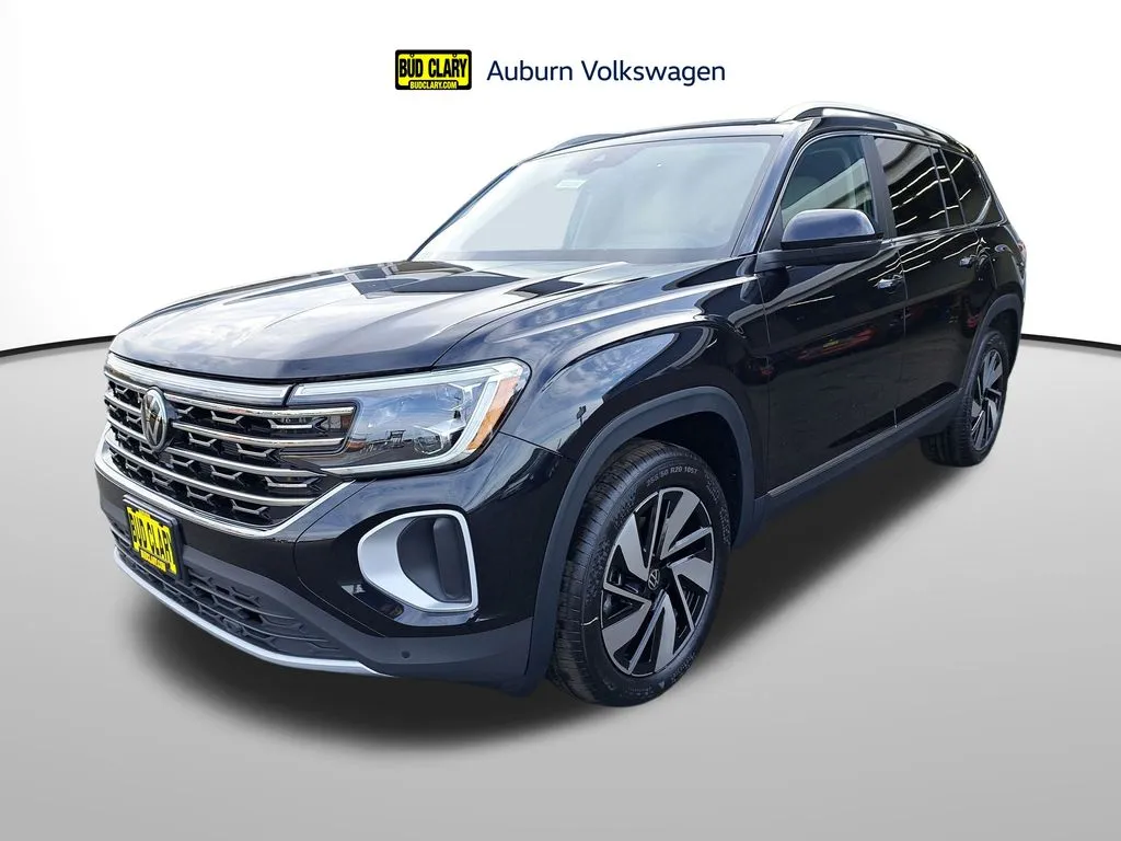 Black 2025 Volkswagen Atlas 2.0T SEL for sale in Auburn, WA