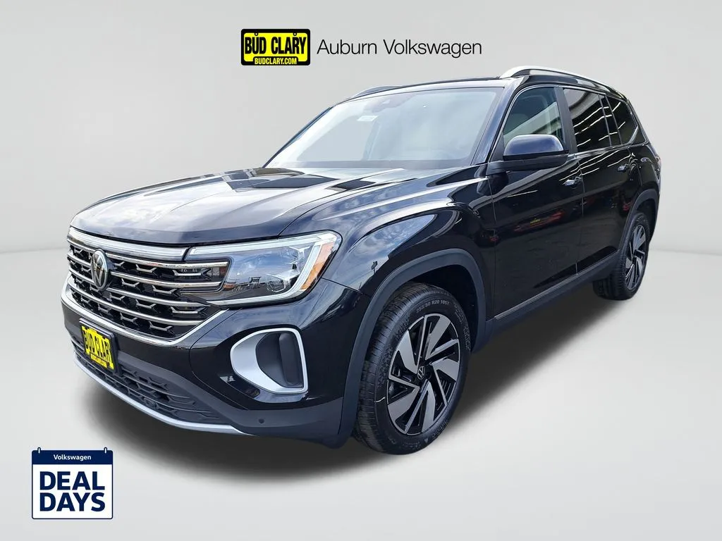 Black 2025 Volkswagen Atlas 2.0T SEL for sale in Auburn, WA