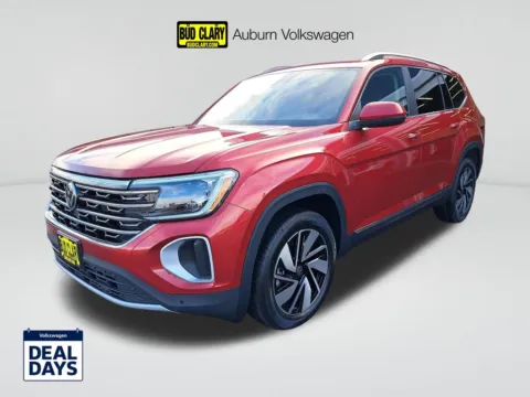 Red 2025 Volkswagen Atlas 2.0T SEL for sale in Auburn, WA
