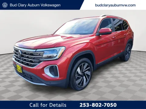 Red 2025 Volkswagen Atlas 2.0T SEL for sale in Auburn, WA