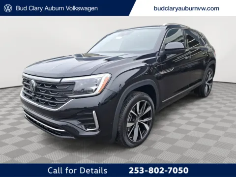 Black 2025 Volkswagen Atlas Cross Sport 2.0T SEL Premium R-Line for sale in Auburn, WA