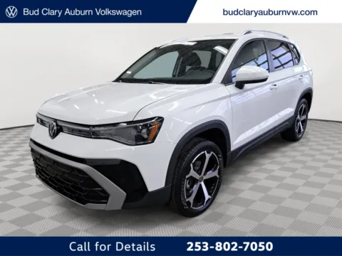 White 2025 Volkswagen Taos SEL for sale in Auburn, WA