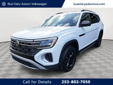 White 2025 Volkswagen Atlas 2.0T Peak Edition for sale in Auburn, WA