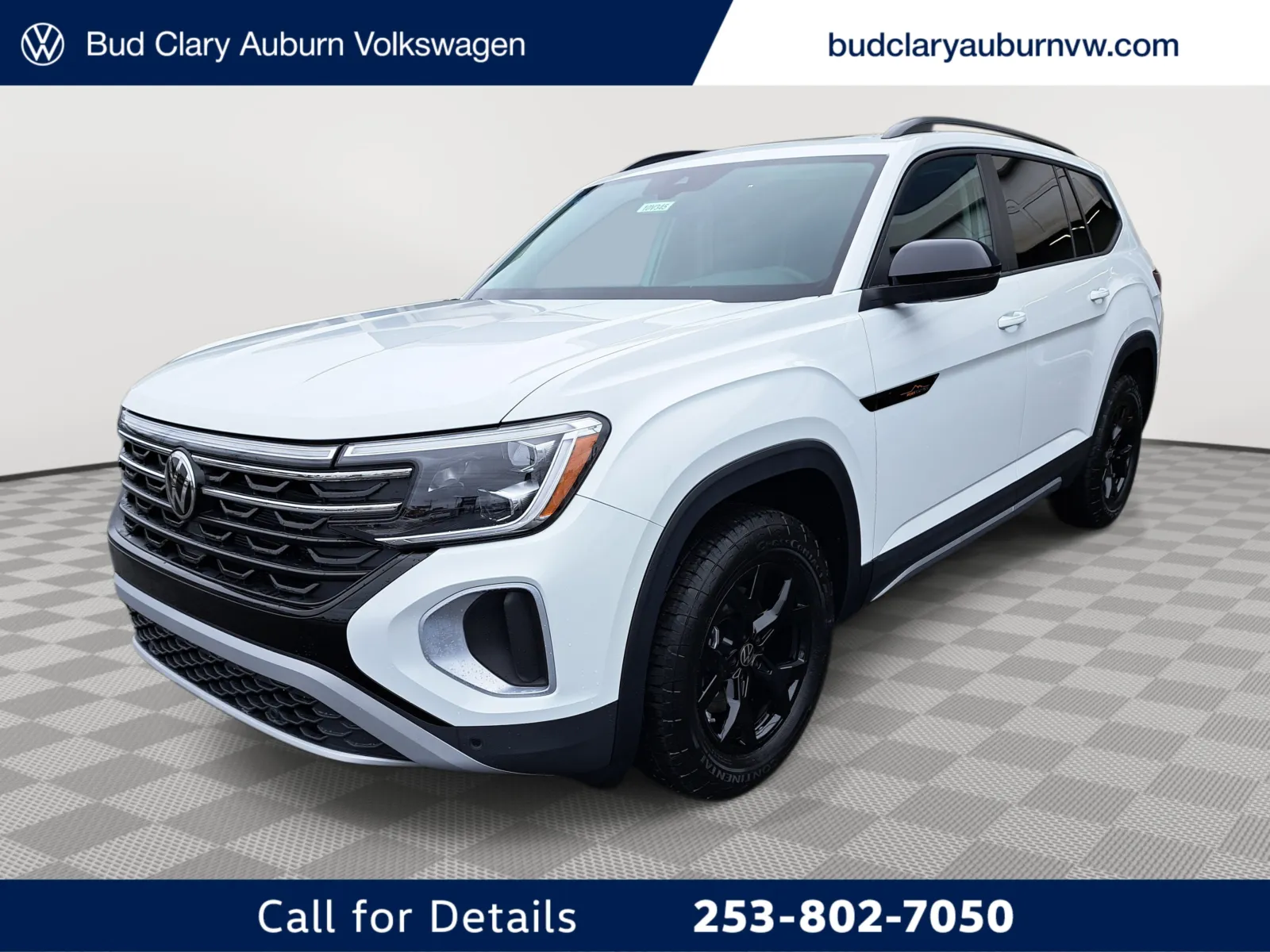 White 2025 Volkswagen Atlas 2.0T Peak Edition for sale in Auburn, WA