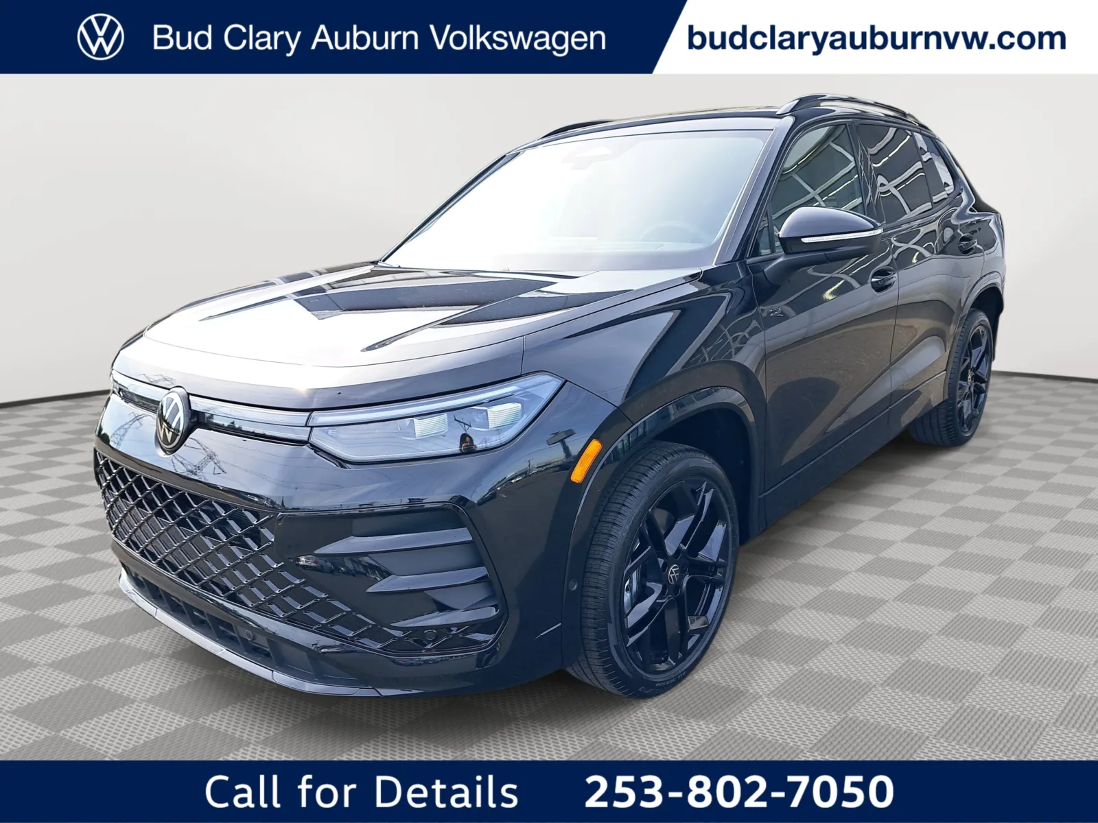 Black 2025 Volkswagen Tiguan SE R-Line Black for sale in Auburn, WA
