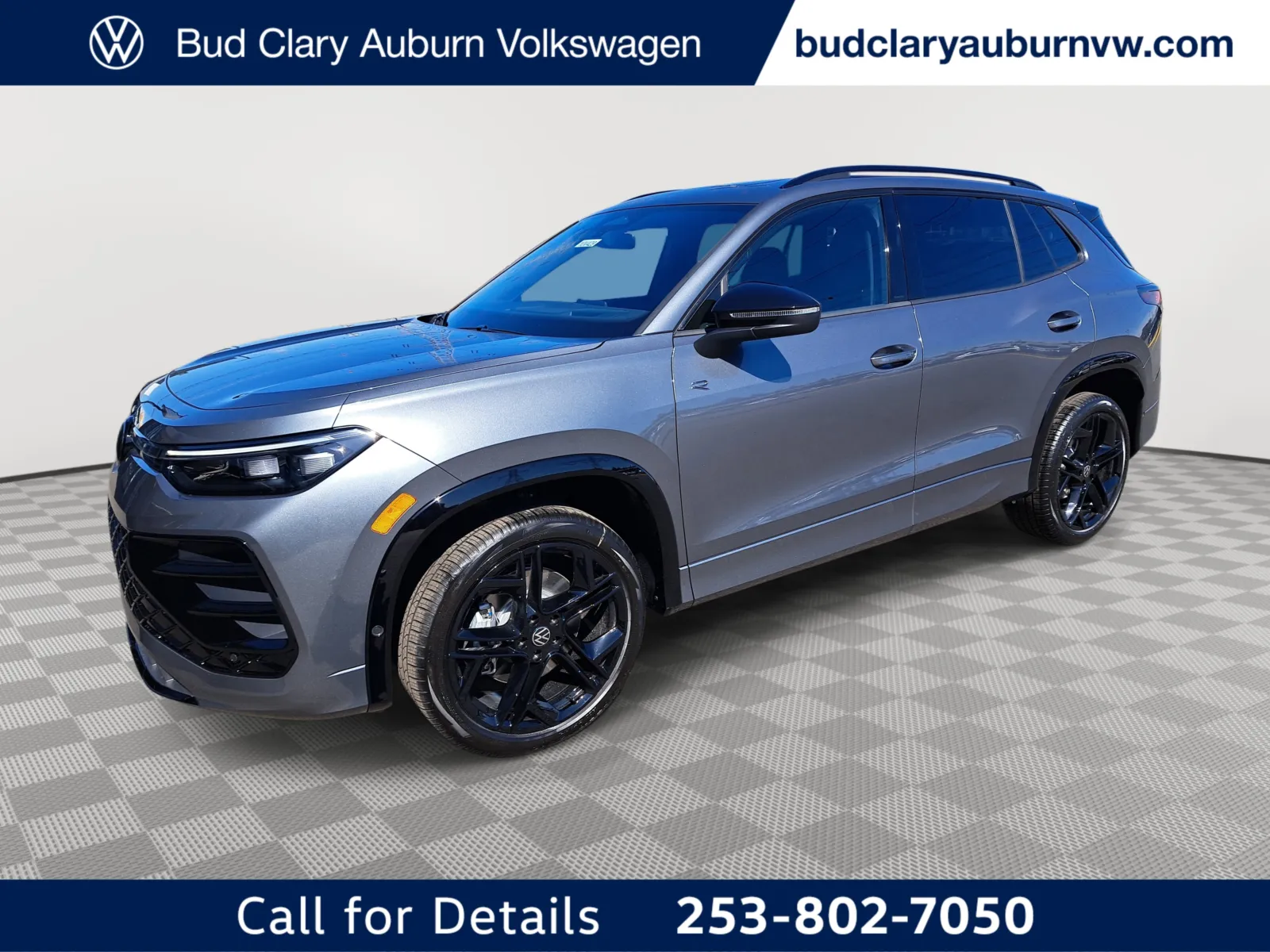 Gray 2025 Volkswagen Tiguan SE R-Line Black for sale in Auburn, WA