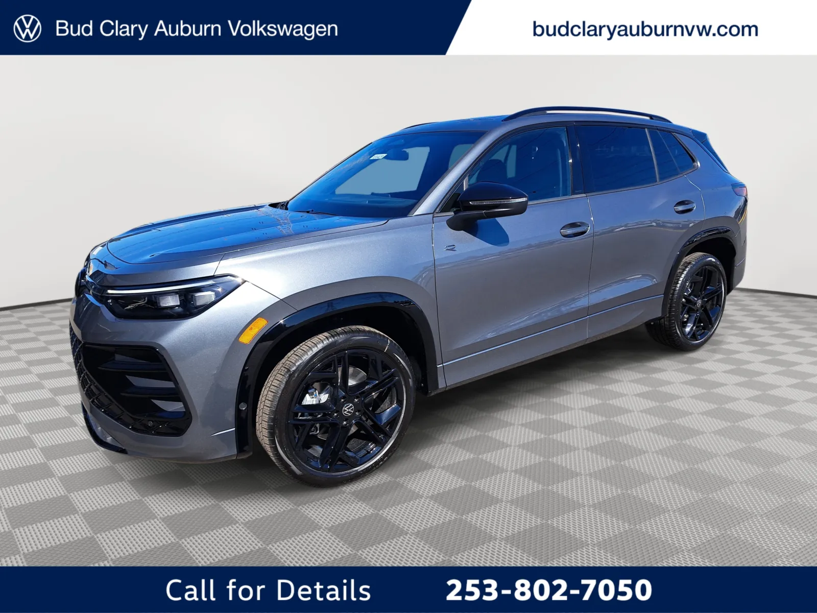 Gray 2025 Volkswagen Tiguan SE R-Line Black for sale in Auburn, WA