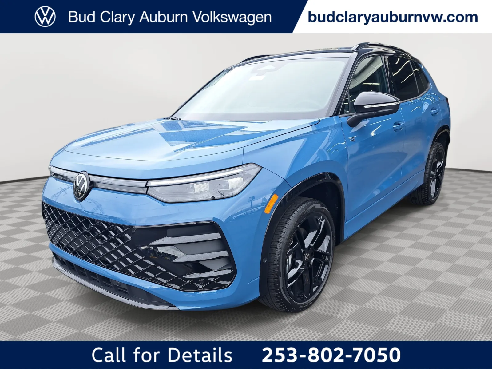 Blue 2025 Volkswagen Tiguan SE R-Line Black for sale in Auburn, WA