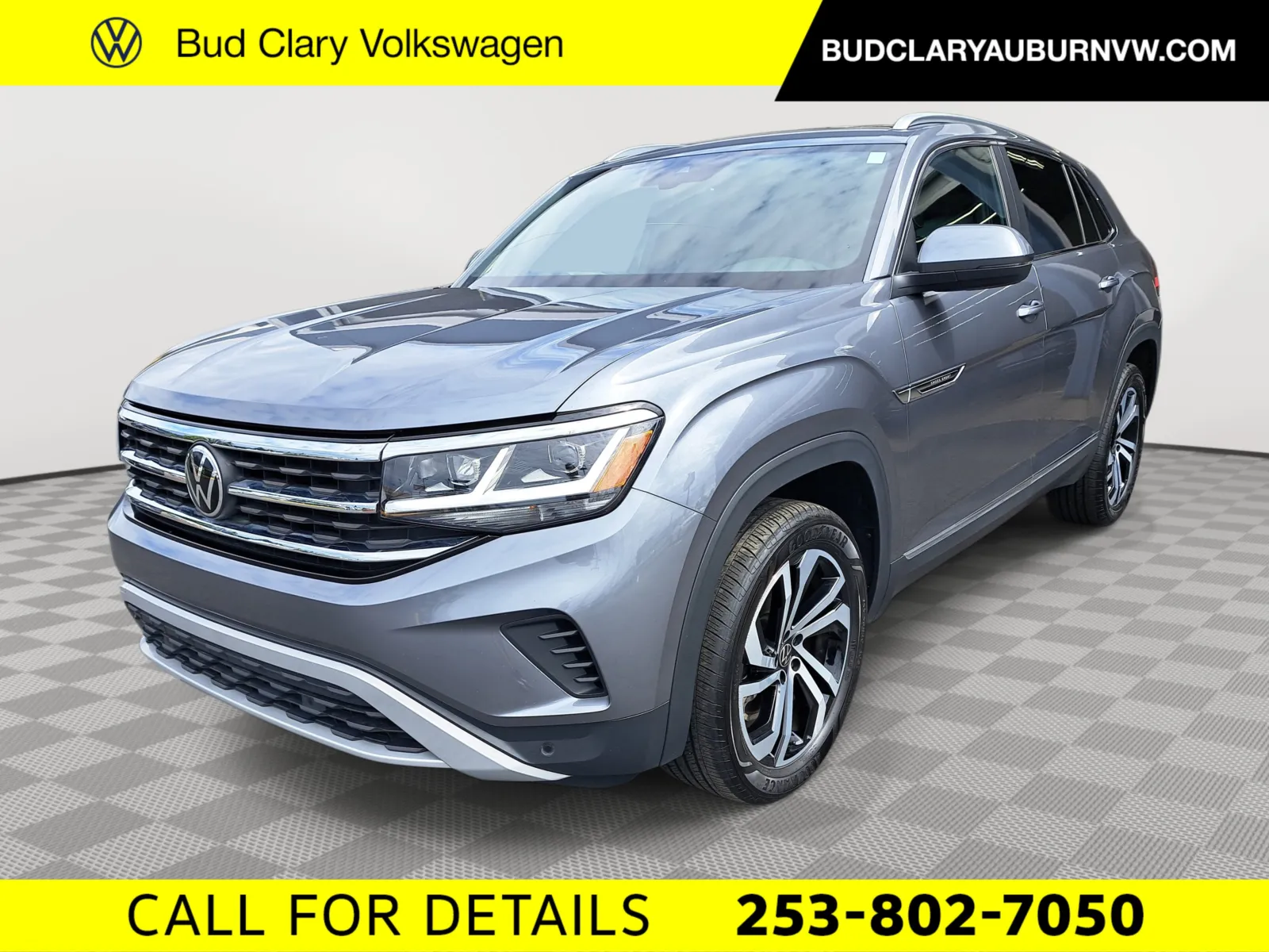 Black 2023 Volkswagen Atlas Cross Sport 3.6L V6 SEL for sale in Auburn, WA